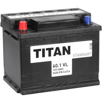 Автомобильный аккумулятор TITAN Standart 60 Ач прямая полярность L2